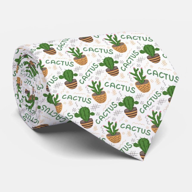 Gravata Wild Cactus Pattern (Rolled)