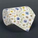 Gravata Wildflower Meadow Floral Pattern<br><div class="desc">A charming wildflower meadow pattern featuring delicate field blossoms and soft countryside colors. This nature-inspired design captures the beauty of blooming fields and spring landscapes.</div>