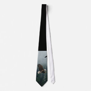 Gravata Wildlife Magic Eagle e Forest Series Tie