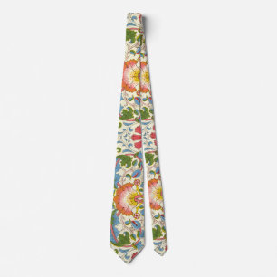 Gravata William Morris Loddon Blossom Padrões Florais