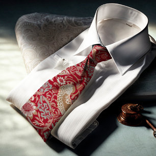 Gravata William Morris Strawberry Thief Neck