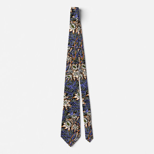 Gravata William Morris Tulip e Willow (Frente)