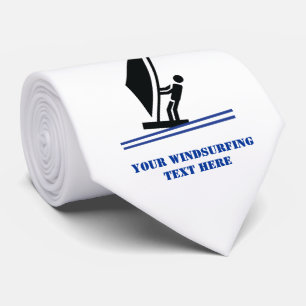 Gravata Windsurfer em preto conselho, personalizado de nav