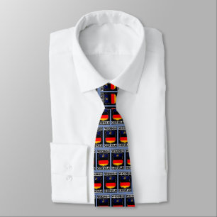 Gravata Wisconsin American Neck Tie