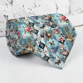 Gravata Wonderland Classic Pattern Necktie Tie