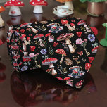 Gravata Wonderland Mushroom Pattern Necktie Tie<br><div class="desc">This whimsical necktie features a charming wonderland-inspired design,  complete with playful mushroom patterns. Perfect for adding a touch of fantasy and uniqueness to any outfit,  this necktie is a delightful accessory for those who appreciate nature-themed and quirky styles.</div>