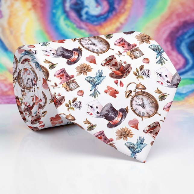 Gravata Wonderland Padrão Clássico (Criador carregado)