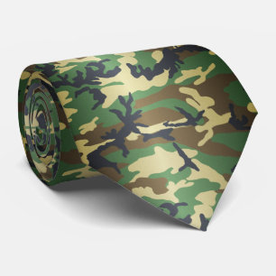 Gravata Woodland Camo Tie