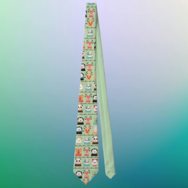 Gravata Woodland Whimsy Pals (Criador carregado)