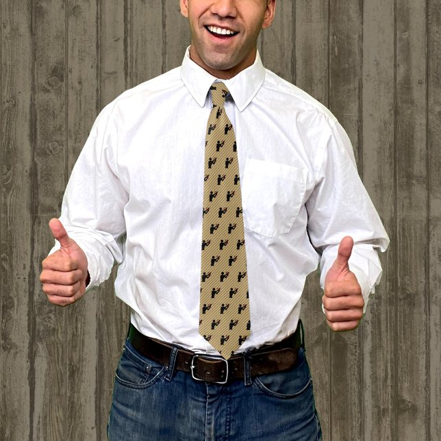 Gravata Woodworker / DIY / Handyman com martelo em Strike (Criador carregado)