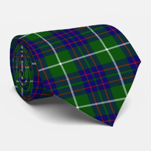 Gravata Xadrez azul-tartan tartan MacIntyre