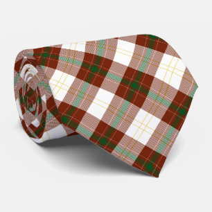 Gravata Xadrez de Feriado Vermelho, Branco e Verde