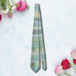 Gravata Xadrez de Tartan bege azul verde-pastel moderno<br><div class="desc">Uma interpretação artística moderna do estilo tradicional de tartã ou xadrez de búfalos.O esquema de cores está em nuances de cor amarela, azul, teal, creme, cinza, verde, laranja.As nuances são misturadas como molhadas aquarelas de uma forma delicada.Esta design é uma tendência e também clássica. Ela também fará um presente perfeito...</div>