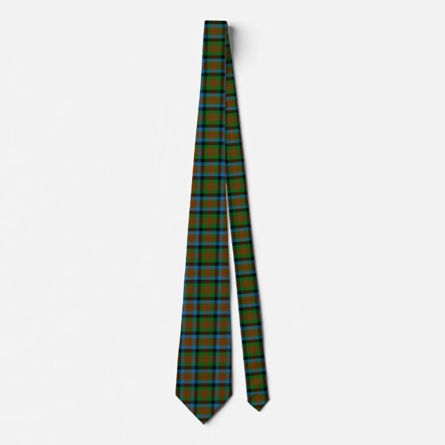 Gravata Xadrez do Scottish Clan Tennant Tartan (Frente)