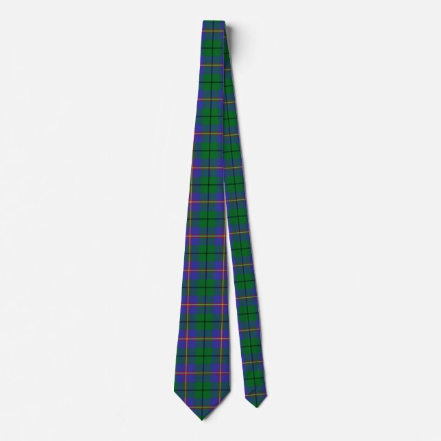 Gravata Xadrez escocesa Clan Carmichael Tartan (Frente)