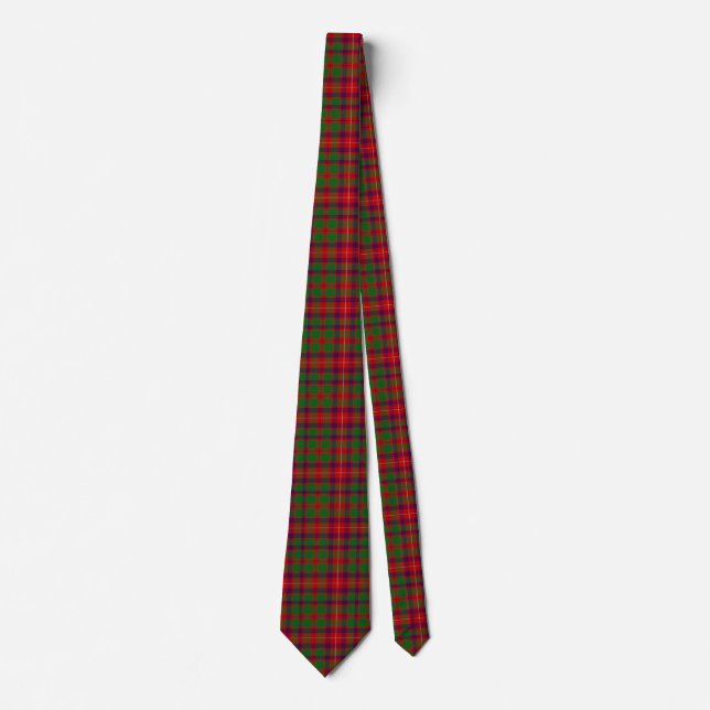 Gravata Xadrez Escocesa Clan Geddes Tartan (Frente)