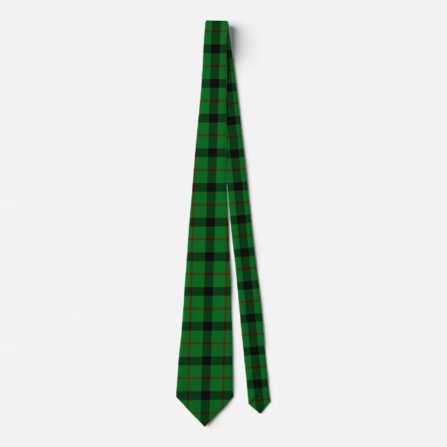 Gravata Xadrez escocesa Clan Kincaid Tartan (Frente)