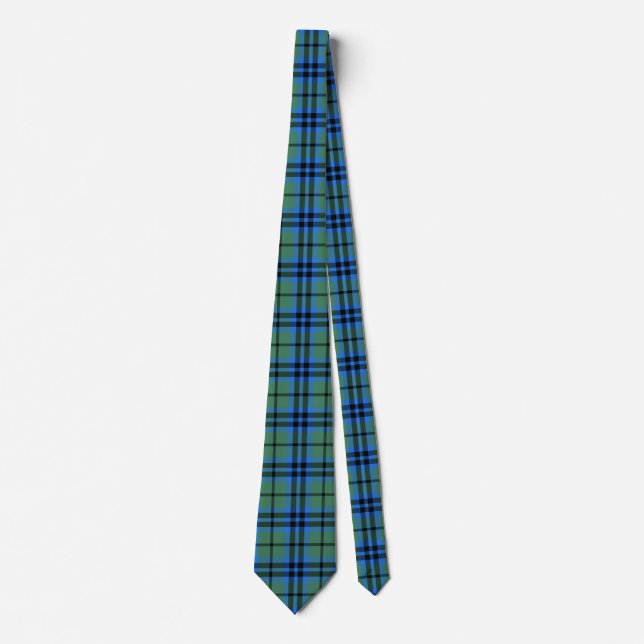 Gravata Xadrez Escocesa Clan Marshall Tartan (Frente)