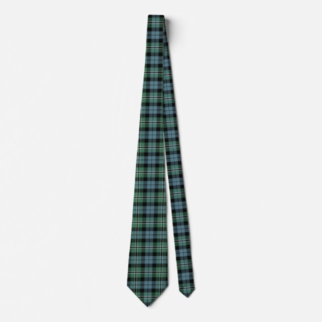 Gravata Xadrez escocesa Clan Melville Tartan (Frente)