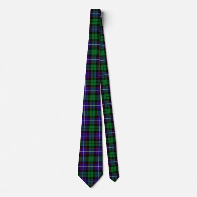 Gravata Xadrez escocesa Clan Mitchell Tartan (Frente)