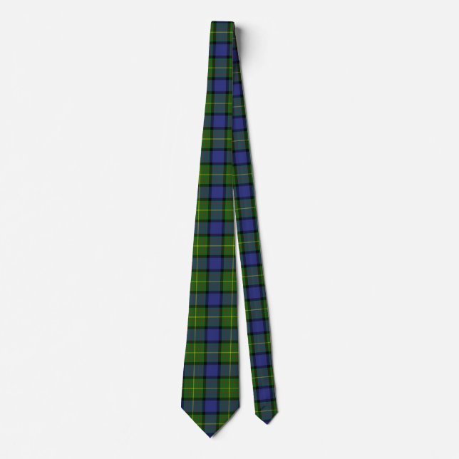 Gravata Xadrez escocesa Clan Muir Tartan (Frente)
