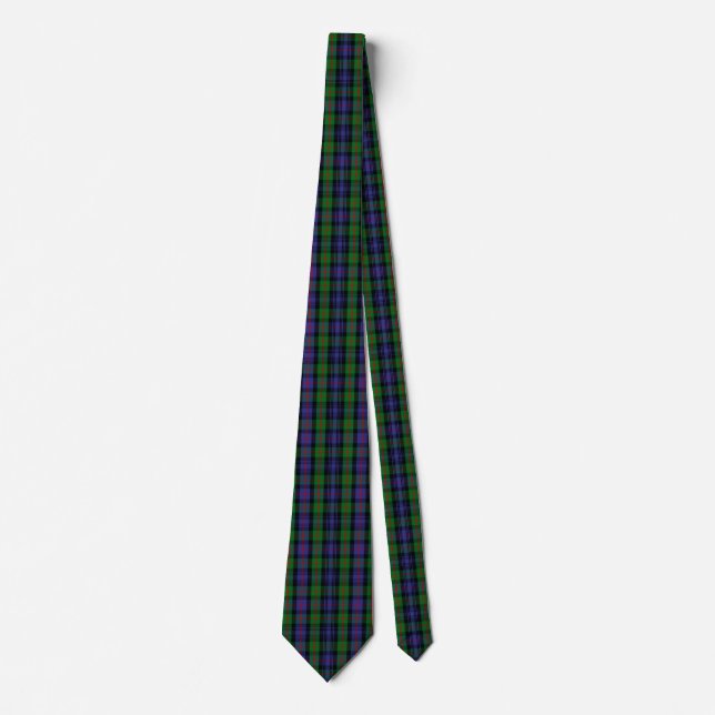 Gravata Xadrez Escocesa Clan Murray Tartan (Frente)