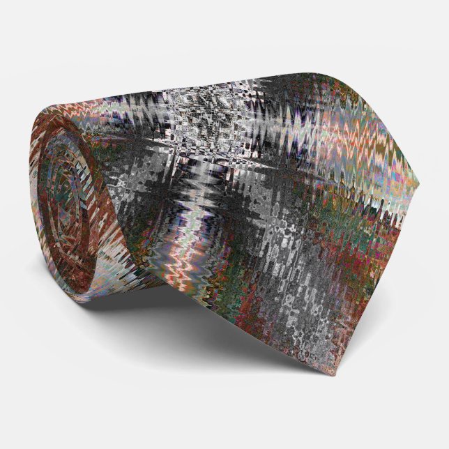 Gravata Xadrez Ironwood (Rolled)