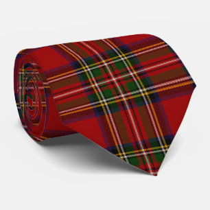 Gravata Xadrez Real Stewart Clan Tartan