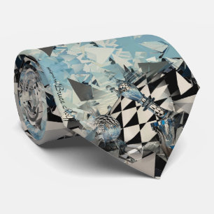 Gravata Xadrez Surreal