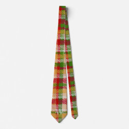 Gravata Xadrez Tartan Festa Personalizada Monogramada