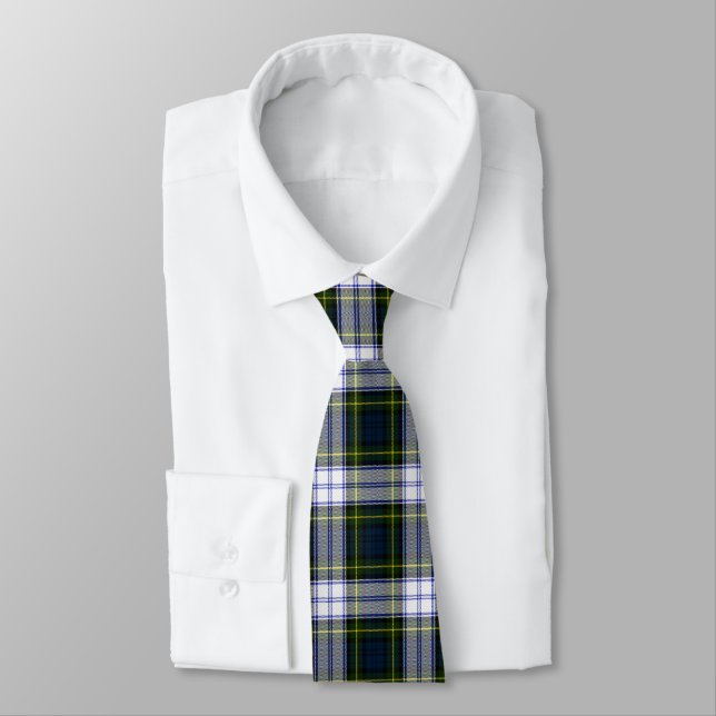 Gravata Xadrez tradicional Gordon Dress Tartan Tie (Amarrado)