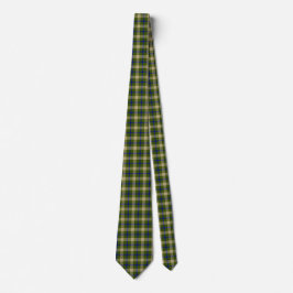 Gravata Xadrez Verde Amarelo e Azul Masculino