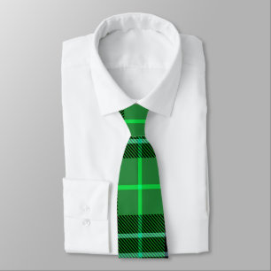 Gravata Xadrez Verde Tartan