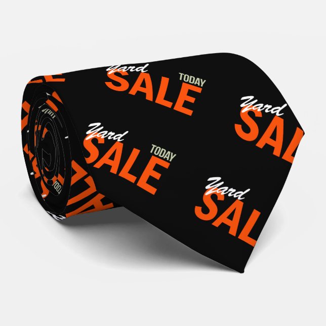 Gravata Yard Sale Hoje (Rolled)