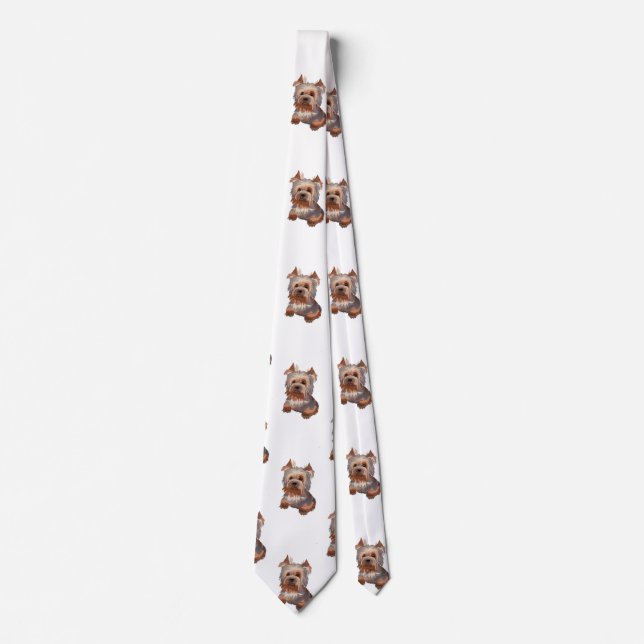 Gravata Yorkshire Terrier Neck Tie (Frente)