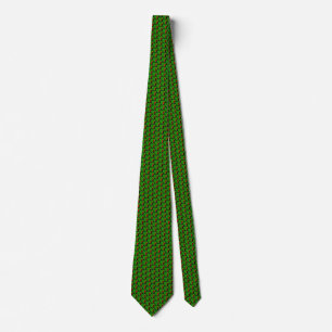 Gravata Zâmbia Flag Hearts Tie