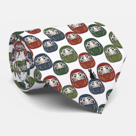 Gravata Zen Elegance: Traditional Japanese Daruma Textile 