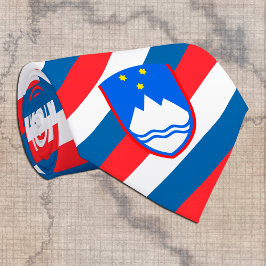 Gravatas da Eslovênia, moda Eslovênia Bandeira