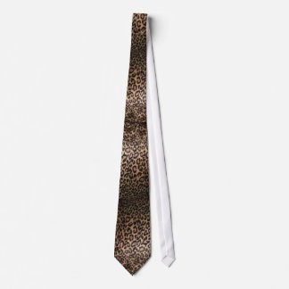 Gravatas da pele dos leopardos