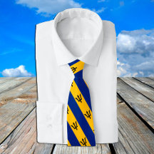 Gravatas de Barbados, bandeira de moda de Barbados