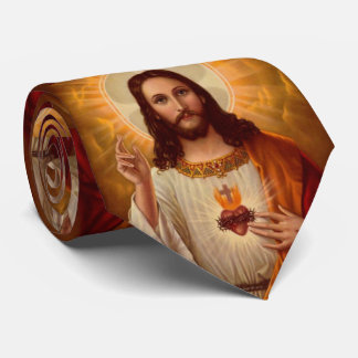 Gravatas de Designer de Homens de Jesus Cristo