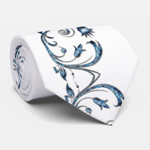 Gravatas de Designer Homens Azul