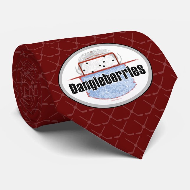 Gravatas de Hockey Dangleberries (Rolled)