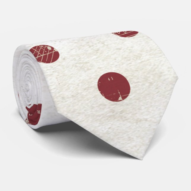 Gravatas de pontos grandes com várias cores (Rolled)