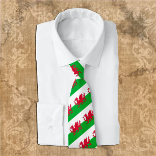 Gravatas do País de Gales, moda Welsh Flag, negóci