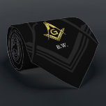 Gravatas Douradas Masônicas preto monograma | Ofer<br><div class="desc">Gravatas masônicas personalizadas às quais você pode adicionar suas iniciais de monograma... Esses presentes personalizados clássicos de freemason apresentam um único quadrado preto e dourado e design de bússola (outras opções de quadrado e bússola disponíveis com este design se você o personalizar ainda mais). O que os torna tão especiais?...</div>