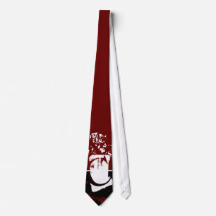 Gravatas legal do Monograma-Grunge Funky