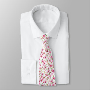 Gravatas Rosa para Padrinhos Rosa Floral Bege Rosa
