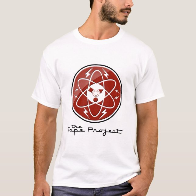 Grave o t-shirt do algodão do projeto (Frente)
