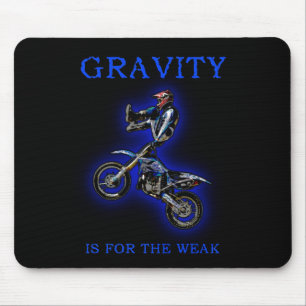 Gravidade Para o Motocross de Moto Fraca Mousepad